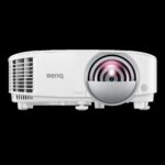 Videoproiector BenQ MX808STH, XGA (1024x768), 3.600 lumeni, 4:3/ 16:9/ 16:10, 20.000:1, lampa 6.000 ore/ 15.000 ore ecomode, zoom fix, 2* D- sub, 2* HDMI, USB Type A, USB Type Mini B, RS232, boxa 10W, audio in/ out, telecomanda cu baterii incluse, suport perete WM06G3+ PointWrite PW03+ FingerTouch - Image 2