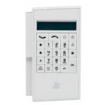 Tastatura numerica cu cititor de proximitate Videofied XMB210, frecventa de operare: 868MHz, criptare AES, LCD display( 16 caractere), cititor de proximiate compatibil cu carduri Mifare 13.56MHz,  backlight, alimentare cu baterii 3,6V 3x LS14500 lithium ( incluse), dimensiuni: 160 x 92 x 31 mm