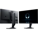 Monitor Dell Gaming Alienware 24.5" AW2524HF, 62.20 cm, Maximum preset resolution: DisplayPort: 920 x 1080 at 480 Hz (DSC enabled and visually lossless), 1920 x 1080 at 500 Hz (overclock at 500 Hz) (DSC enabled and visually lossless), HDMI port: 1920 x 1080 at 255 Hz, Screen type: Active matrix