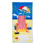 "Beach Towel 90x180 cm Sun