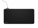 Mousepad Genesis Boron 500 XXL, iluminare RGB, material cauciuc + textil, dimensiuni 800x400x4 mm, negru