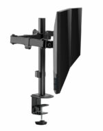 Suport 2 monitoare SeriouxMM66-C024, brat articulat monitor, compatibilitate dimensiune ecran 17"-32",  greutate maximă suportata: (per ecran): 9kg, VESA: 75x75, 100x100, inclinare: +45°~-45°, pivotare: +90°~-90°, rotația ecranului: + 180°~-180°, instalare: clemă, grommet - Image 9