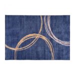Covor printat, CIRCLE  160x230 cm, lavabil cu spate antialunecare, inaltime fir 3mm