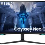 Monitor Samsung 32" LS32BG750NPXEN, Curvature: 1000R, Diagonal (inch): 32, Diagonal (cm): 81, Aspect ratio: 16:9, Panel: VA, Resolution: 3840x2160, Refresh Rate: 165Hz, Response time GtG: 1ms, Brightness (max): 350 cd/m², Contrast (static) : 1M:1, Viewing angle: 178°/178°, Color Gamut Type: 93% DCI