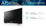 OLED TV 4K 55''(139cm) 100Hz SONY 55A75 - Image 2
