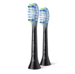 Rezerve PHILIPS Sonicare Plaque Defence HX9042/88, Pachet de 2 capete de periere, Standard, Click-on, Sincronizarea modurilor BrushSync, Negru, L x A x I (mm) 60x25.7x230.5 - Image 2