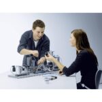 MecLaB - Pachet Stand educaţional pentru studiul senzorilor, actionărilor electrice şi pneumatice automate.Conţine ghiduri cu exerciţii pentru profesori şi elevi. Se adresează liceelor tehnologice cu specializările automatizări, mecanică electrică, mecatronică. MecLab® este livrat în Systainer