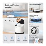 TP LINK Aspirator robot cu Mop, Smart empty dock și Navigare LiDAR TAPO RV20 MOP PLUS, Capacitate acumulator: 2600 mAh, Reincarcare si reluare, MagSlim LiDAR + Gyroscope, Harta virtuala, Inaltime de trecere: 20 mm, Putere aspiratie: 2700Pa, 4 niveluri, Capacitatea recipientului de colectare: 400ml - Image 6