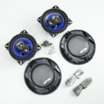 Difuzoare auto coaxiale PNI HIFI400, 80W, 4 Ohm, 10 cm, 3 cai, Injection Core cu diametru 100mm, set 2 buc, Raspuns in frecventa:  100 - 20000 Hz, 3 cai, Sensibilitate: 88 dB, 15 mm Piezo Tweeter, 30 mm Mylar Dome Tweeter, Grile protectie, Cablaj montaj. - Image 5