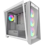 Carcasa AQIRYS XO-1, RGB, Mid Tower, White - Image 3