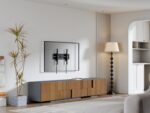 Suport perete TV Serioux 37-86" Tilt 75kg Profil 50mm Material: Otel Finisarea suprafeței: vopsea electrostatica Dimensiune ecran: 37"-86" Compatibilitate VESA: 75x75, 100x100, 100x150, 150x100, 100x200, 200x100, 150x150, 200x200, 200x300, 300x200, 200x400, 400x200, 300x300, 300x400, 400x300 - Image 10