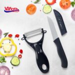 SET CUTIT 7CM+CURATATOR CERAMIC 13x7.6CM (mix 3 culori in bax - 4 rosii, 4 verzi, 4 negre) - Image 6