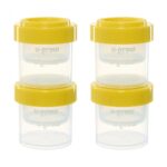 Set 8 recipiente cu capac pentru stocare hrana copii , 4*80ml + 4*220ml, U-Grow - Image 3