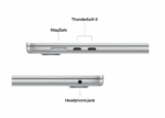 MacBook Air 15.3" Retina/Apple M4 (CPU 10-core, GPU 10-core, Neural Engine16-core)/16GB/256GB - Silver - INT KB (2025) - Image 3