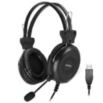 Casti Gaming Over-ear A4TECH HU-30, Wired, Negru