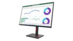 Monitor Lenovo ThinkVision T32h-30 31.5" IPS, QHD (2560x1440), 16:9, Brightness: 350 cd/m², Contrast ratio: 1000:1, Response time: 4ms (Extreme mode) / 6ms (Typical mode), Dot / Pixel Per Inch: 93 dpi, Color Gamut: 99% sRGB, View angle: 178° / 178°, Stand: Tilt, Swivel, Pivot, Height Adjust Stand - Image 3