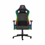 Scaun gaming Genesis TRIT 660, material textil, iluminare RGB, suporta pana la 150 kg, inaltime reglabila, spatar ajustabil, gri