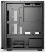 Carcasa gaming Serioux Vanguard, fara sursa, tip middle tower, capac superior cu filtru magnetic de praf, panoul lateral: sticla securizata, sasiu: SPCC 0.5T, USB2.0x2+HD Audio, USB 3.0 x1, porturi rezervate pentru ventilator:, față: 3 x ventilatoare fix de 120mm(incluse)ARGB, suportă cooler pe - Image 3