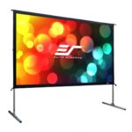 Ecran proiectie, de podea, 332.1 x 186.8 cm, FRONT / REAR, EliteScreens Yard Master 2 Dual OMS150H2-DUAL, Format 16:9