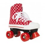 ROLE ROOKIE CANVAS HIGH POLKA DOTS 35 ROSU ALB