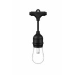 Ghirlanda inteligenta LED RGB pentru exterior Philips WIZ, 12 becuri ,12W, 100-240V, 120 lm, lumina alba si color (2200-6500K), 14.8M, IP65, Negru - Image 8