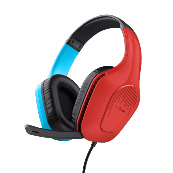 Casti Gaming Head-band Trust GXT 416S Zirox, Wired, Multicolor