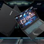 Laptop Gaming GIGABYTE G7 KF, cu procesor Intel Core i5 12500H, 17.3'' IPS, 16 GB DDR4, 512 GB, NVIDIA GeForce RTX 4060, 8GB GDDR6, Windows 11 Home, 2 ani Garantie