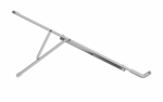Suport laptop Serioux, SRXNCPU6L, material aluminiu, dimensiune deschisă: 197x245x4mm,dimensiune pliată: 60 x 245 x 4mm, grosime: 4mm, greutate: 215g, dimensiune compatibilă:  până la 15.6 ", culoare argintiu, 5 unghiuri ajustabile - Image 3