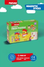PUZZLE MAGNETIC DIN SPUMA EVA CU FEȚE, PUEDO - Image 2
