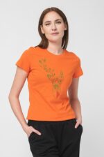 TRICOU  CERB FAMILIE FEMEIORANGE-L
