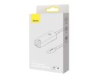 ADAPTOR RETEA Baseus Lite, USB Type-C to RJ-45 10/100 Mbps Adapter, LED, alb - Image 3