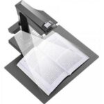 Scanner CZUR ET18 PRO, rezolutie 4896 x 3672 pixeli, 18MP, 275dpi, senzor HD CMOS, format maxim A3: 420 × 297 mm/ 16.5×11.7 inch, focalizare automata, output JPG, PDf, Word, Excel, Tiff, memorie DDR 1G bit, functii scanare: retroproiectie, recompunere nedistorsionata a paginilor scanate - Image 2