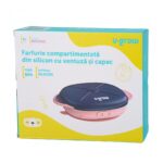 Farfurie silicon cu capac , mov, U-Grow - Image 4