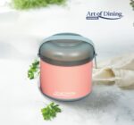 CASEROLA TERMICA 600 ML, LOCA, ART OF DINING, HEINNER (mix 2 culori in bax - 6 roz, 6 albastre) - Image 6