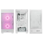 Carcasa LIAN LI LANCOOL 205, RGB, Mini Tower, White - Image 4