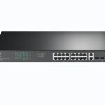 "18-Port Gigabit Rackmount  Switch with 16-Port PoE+ PORT: 16× Gigabit PoE+ Ports, 2× Gigabit Non-PoE Ports, 2× Combo Gigabit SFP Slots SPEC: 802.3at/af, 250 W PoE Power, 1U 19-inch Rack-mountable Steel Case FEATURE: Plug and Play"