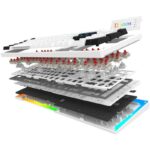 Tastatura Mecanica Gaming AQIRYS Aludra, RGB, USB, Alb - Image 3