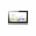 Monitor videointerfon WIFI 7" Hikvision DS-KH8350-WTE1/EU; ecran colorful TFT 7", rezolutie ecran 1024 × 600; Conectivitate: Retea wireless: Wi-Fi 802.11b/g/n; 1 RJ-45 10/100Mbps self-adaptive; TCP/IP, SIP, RTSP; microfon incorporat; 8x intrare alarma; Alimentare: IEEE802.3at, Standard PoE,12 VDC
