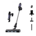 Aspirator vertical ROWENTA X-Pert 7.6 RH6A35WO, 0.44l, autonomie max 45 min, violet-negru