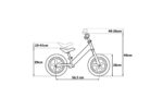 METAL BALANCE BIKE, SEVEN, MODEL WTP, 12 INCH, GALBEN VERDE - Image 3