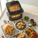 FRITEUZA DUBLA CU AER CALD HEINNER AirBake Revolution HAF-C10DB22GREY - Image 8