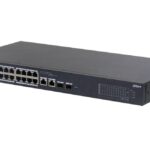 Dahua PoE Cloud Managed Desktop Layer 2 Switch, 26 Ports, 24x100M RJ-45 (PoE max 135W), 2xGbit RJ-45 (Combo), 2xGbit SFP (Combo)