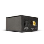 DAC Lindy Phono to TosLink (Optical) & Coaxial Convert analogue audio to a digital audio signal  Technical details  Specifications  Video Interface: - Interface Standard: - Supported Bandwidth: - Maximum Resolution: - HDCP Support: - Audio Interface: Phono (R/L) Chipset: CS8406 Supported Audio: LPCM