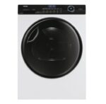 Uscator de rufe Haier HD80-A3959-S, Pompa de caldura cu compresor inverter, 8kg,clasa A+++, WIFI-app hOn, 11 programe +app, alba - usa neagra