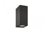 Aplica LED RGB WiZ Up& Down Spots, Wi-Fi,Bluetooth, control vocal,2xGU10, 2x5W, 690 lm, lumina alba si color(2200-6500K), IP20,15x9.2x6.8cm, Metal, Negru