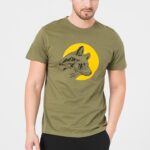 TRICOU CASUAL CIUCAS BARBATI KAKI-M