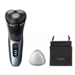 Aparat de ras PHILIPS Seria3000 S3243/12, Wet&Dry, autonomie 60 min, 3 elemente de taiere, albastru