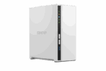 NAS QNAP 233 2-Bay, CPU ARM 2.0GHz Quad core, RAM 2GB, HDD 2.5"/3.5" SATA 6Gbps (neincluse), LAN: 1 GigaLan, USB3.2 Gen1: 1 USB2.0: 1, tower, adaptor alimentare, garantie 2 ani
