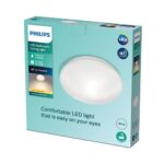 Plafoniera LED Philips Canopus CL259, 17W, 1500 lm, lumina calda(2700K) ,IP44, 32cm, Metal/Plastic, Alb - Image 2