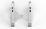 Suport laptop Serioux, SRXNCPU6L, material aluminiu, dimensiune deschisă: 197x245x4mm,dimensiune pliată: 60 x 245 x 4mm, grosime: 4mm, greutate: 215g, dimensiune compatibilă:  până la 15.6 ", culoare argintiu, 5 unghiuri ajustabile - Image 6
